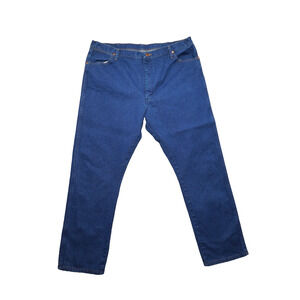 Wrangler Classic Blue Denim Jeans Men’s Size 36 Straight Leg Mid Rise Cotton